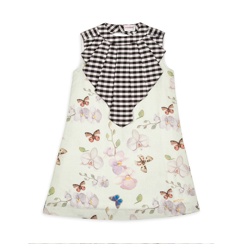 Butterfly with Black Yoke - Dress