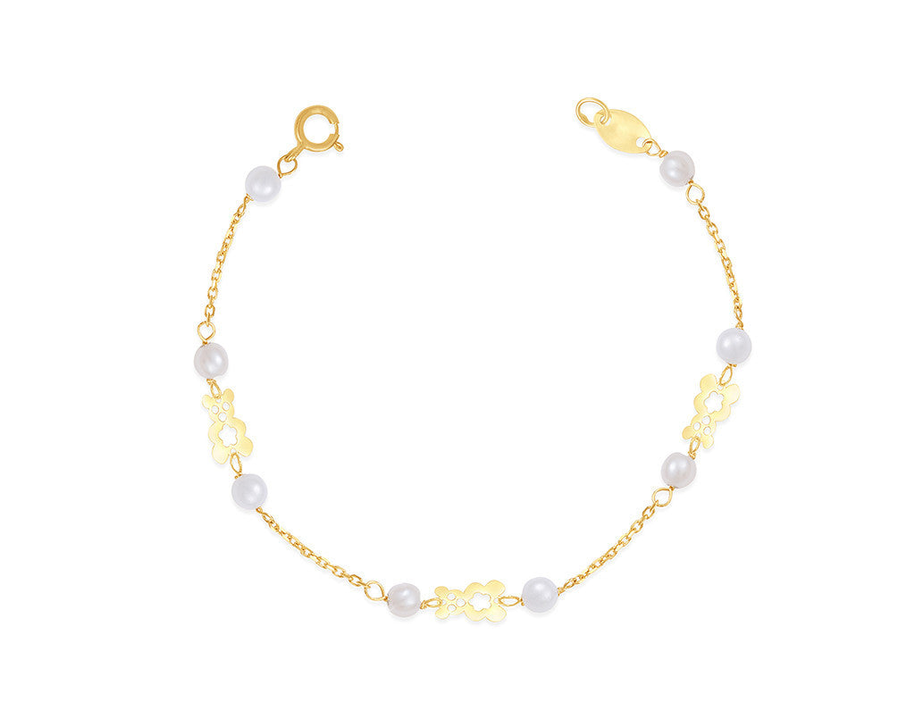 18K Gold Teddy Love Bracelet <br> Pugs & Paws Collection