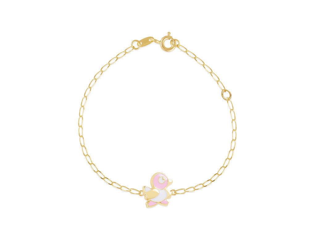 18K Gold Duckling Bracelet - Fine Jewellery - My Baby Babbles