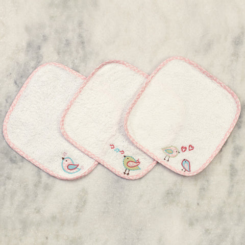 Sweet Melody Wash Cloths <br> Set of 3