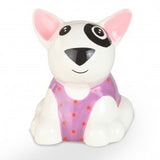Ceramic Money Bank <br> Lilac Bull Dog