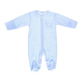 Blue Stripe Boy Footie