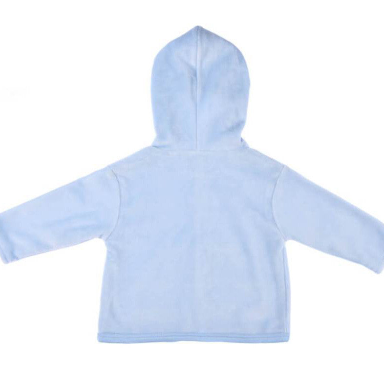 Plain Blue Baby Boy Jacket