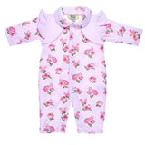 Rose Printed Baby Girl Printed Playsuit