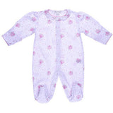 Flower Printed Girl Footie