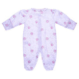 Flower Printed Girl Footie