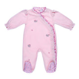 Pink Kitty Printed Footie
