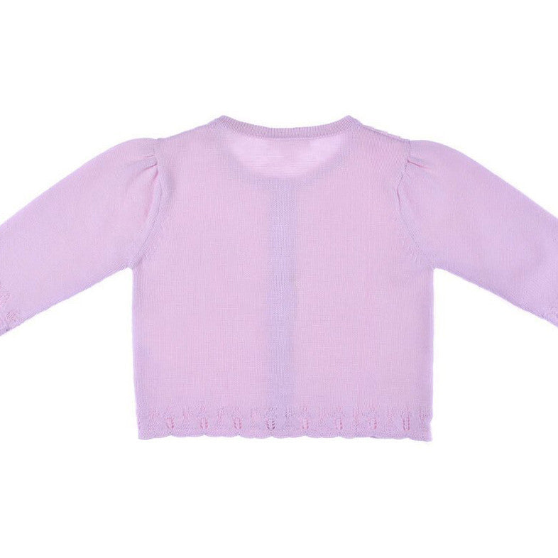 Plain Baby Girl Cardigan