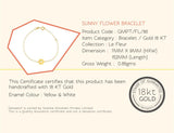 18K Gold Sunny Flower Bracelet <br> Le Fleur Collection