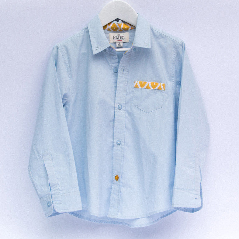 Classic Boys Blue Long sleeve Shirt