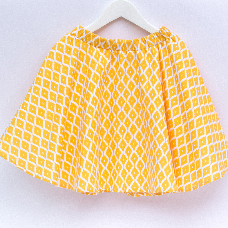 Girls Twirling Diamond Shape Shift Skirt
