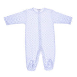 Blue Dotted Footie