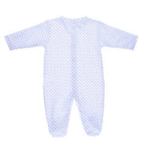 Blue Dotted Footie