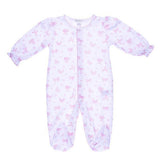 Pink Ribbon Printed Footie
