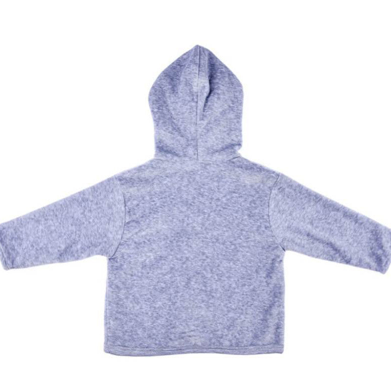 Grey Giraffe Printed Hooded Jacket