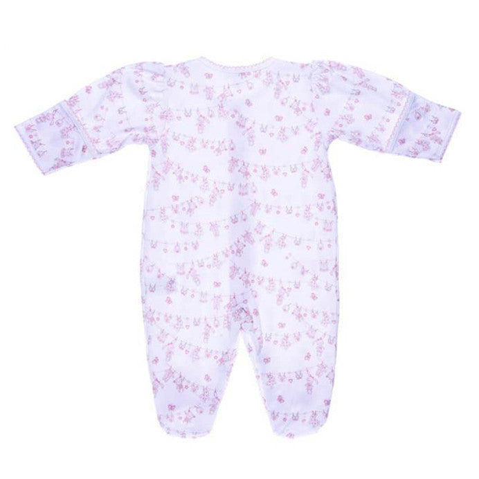 Pink Printed Footie