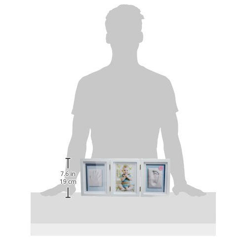 Babyprints Desk Frame Triple - White