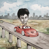 Hand Painted Portrait <br> Car