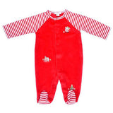 Red Stripe Footie
