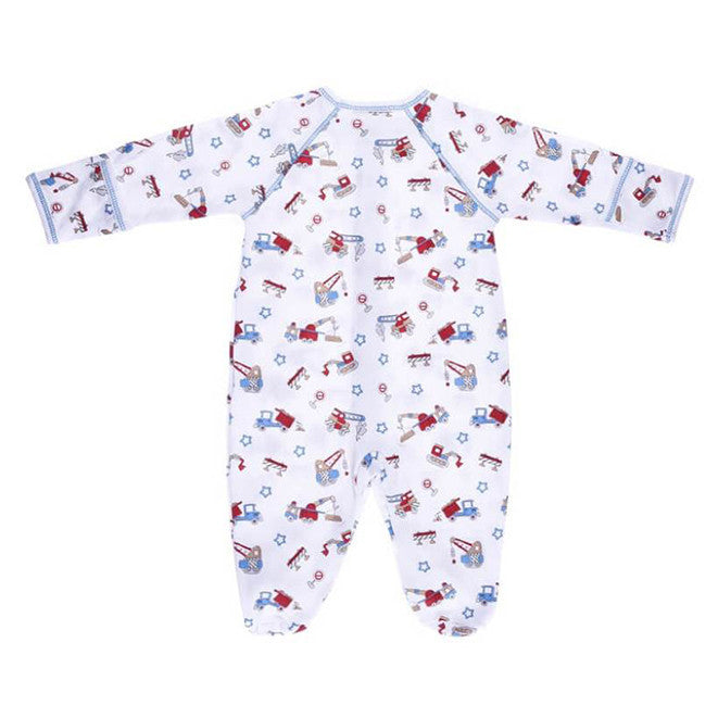 Multicolor Car Printed Footie