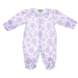 Pink & Green Printed Footie