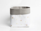 Fabric Storage Basket <br> Pink Bee, Set of 2<br><span style="font-size: 10px;">Can be Personalised</span>