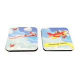 Personalised Table Mat & Coasters Set<br> Airplanes