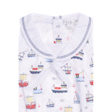 Multicolor Nautical Printed Bodysuit