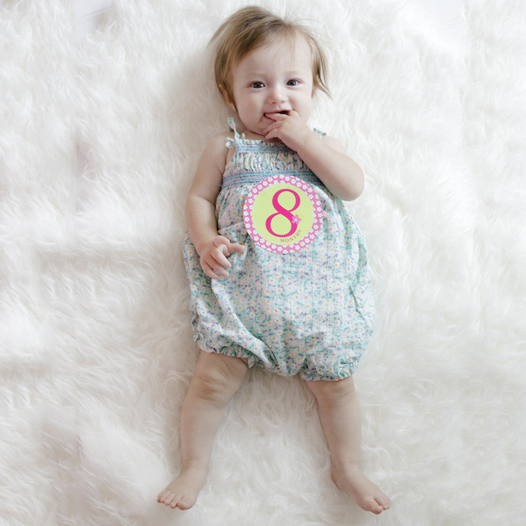 Baby Milestone Stickers - Girls