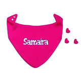 Personalised Scarf Bib <br> <span style="font-size: 10px;">More Colours Available</span>