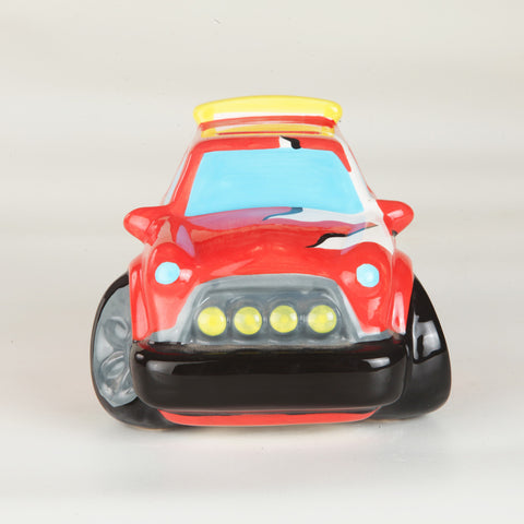 Ceramic Money Bank <br> Red Monster Truck