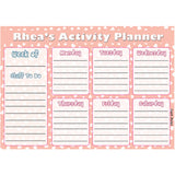 Activity Planner, Set of 50<br/>Polka Dots
