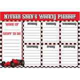 Activity Planner, Set of 50<br/>Racecar
