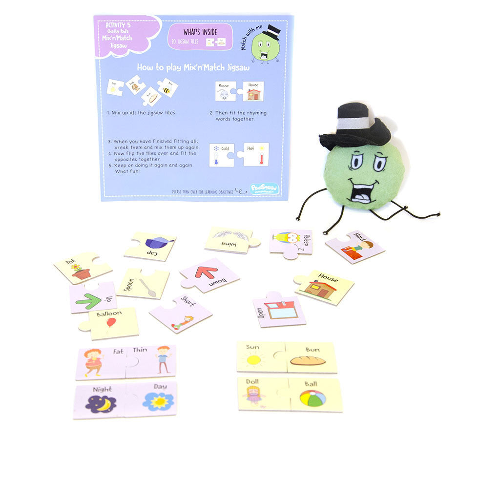 PodSquad Activity Box <br> Alpha-bucket & Word Jigsaw