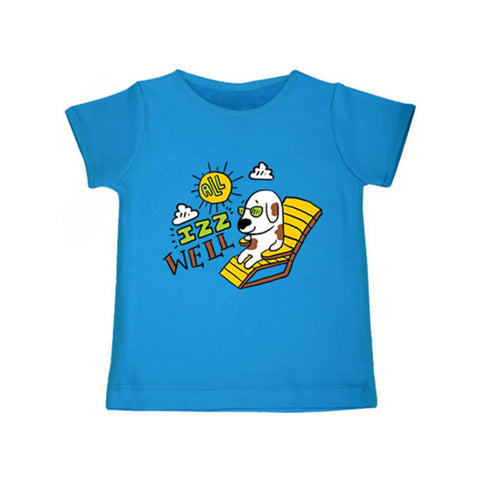 All izz well <br> Organic Cotton Tees for Toddlers, Can be Personalised