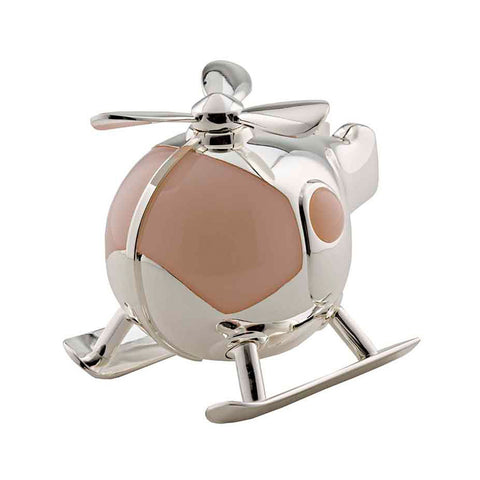 Frazer & Haws 92.5 Silver Plated Money box - Helicoptor