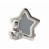 Frazer & Haws 92.5 Silver Plated Photo Frame - Star W/Bear Shape