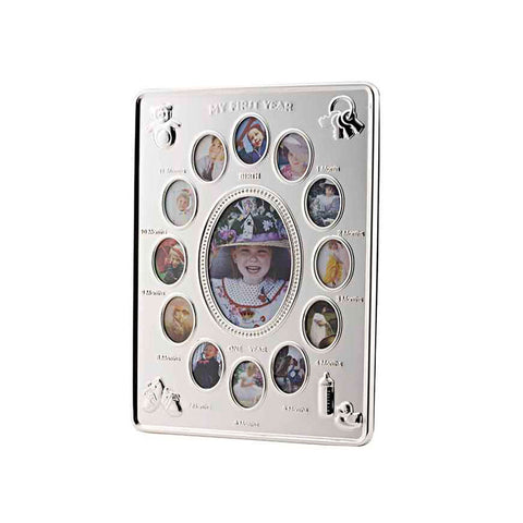 Frazer & Haws 92.5 Silver Plated Photo Frame - My First Year