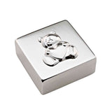 Frazer & Haws 92.5 Silver Plated Square Shape Box - Bear