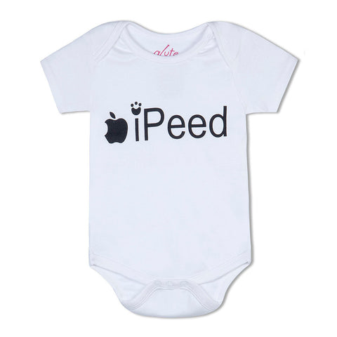 I Peed <br> Organic Cotton Onesie