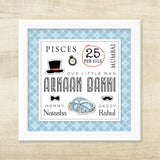 Birth Memory Frame <br> Retro