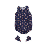 Layette Set with Baby Bodysuit & Booties <br> Baseball <br> <span style="font-size: 11px; font-family:Helvetica,Arial,sans-serif;">Can Be Personalised</span>