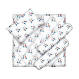 Layette Set <br> Bear On The Cycle, Cotton Flannel