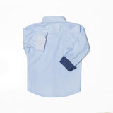 Blue Aop Print Boys Shirt