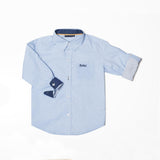 Blue Aop Print Boys Shirt