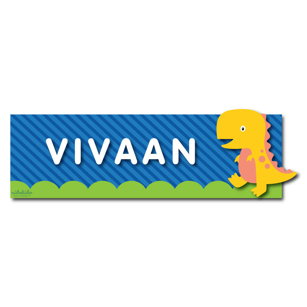 Name Plaque <br> Dinosaur