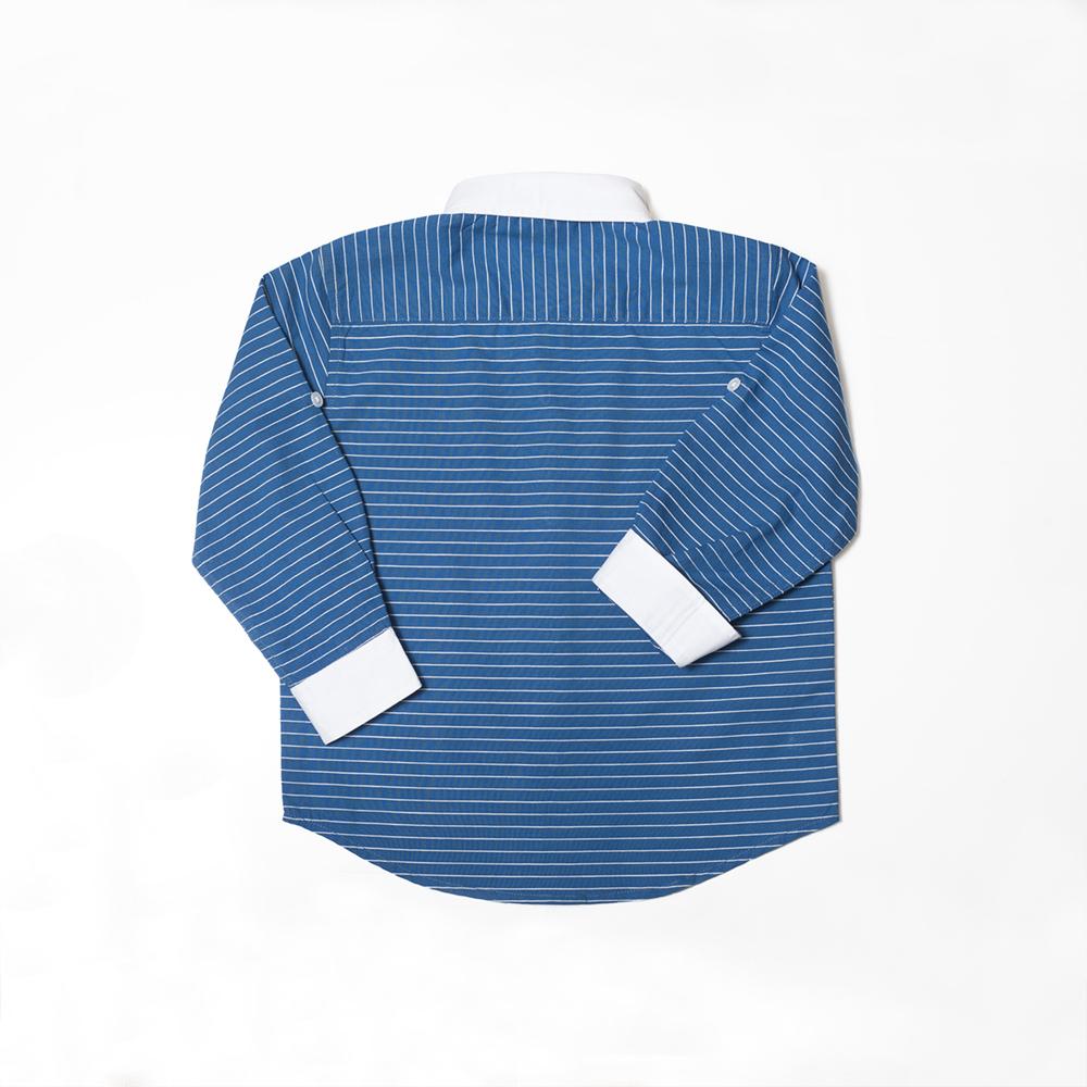 Blue Stripes Boys Shirt