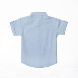 Plain Blue Boys Shirt - Adult