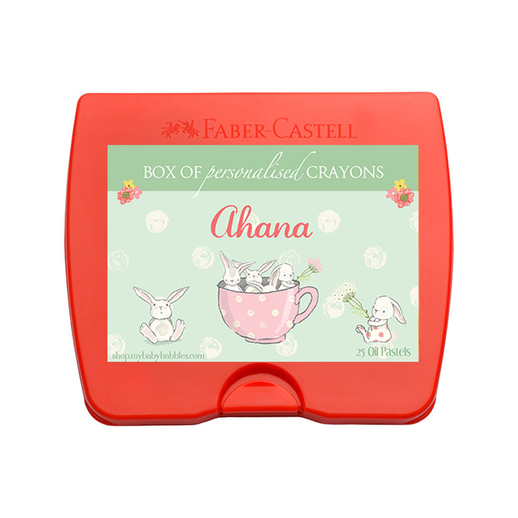 Personalised Sketch Book & Crayon Set <br> Bunny