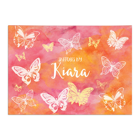 Personalised Sketch Book <br> Butterfly
